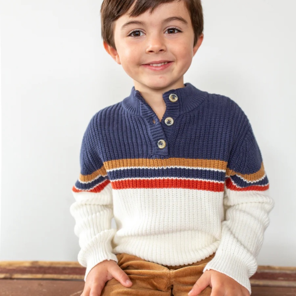 SAMMY + NAT striped Harrison sweater